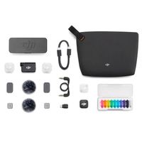 DJI Mic Mini 2 (2 TX + 1 RX + Charging Case) - wireless microphone system 