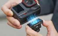 SunnyLife 1/4” Quick-Connect Fitting with 180° Rotation for Insta360 X4 Air / X5 / Ace Pro / Pro 2