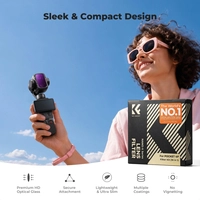 Zestaw 16 filtrów Black Mist 1/4+Black Mist 1/8+CPL+LPR+UV+ND/PL+ND Concept do kamery DJI Osmo Pocket 4P