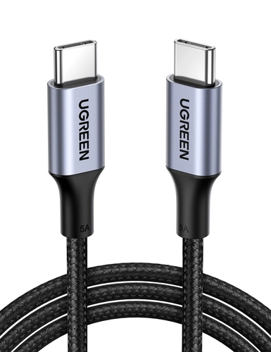 Кабель UGREEN US316 USB-C – USB-C, 100 Вт, 3 м (чорний)