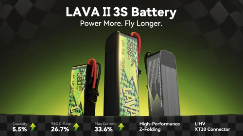 Akumulator BetaFpv LAVA Series II 3S 580mAh (95C) - 1szt