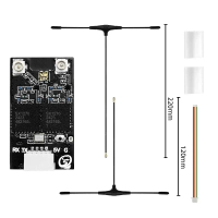 Odbiornik SEQURE ELRS 915MHz/868MHz Dual RX True Diversity z podwójną anteną