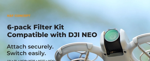 Набір 6 фільтрів CPL+UV+ND K&F Concept для дрона DJI Neo