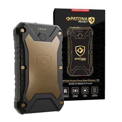 PATONA PROTECT Extreme 100 PD65W 27,000 mAh Power Bank with Wireless Charging