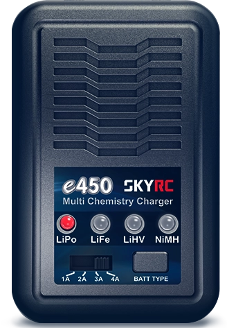 SkyRC e450 charger 2-4S LiPo / LiFe / LiHV, 6-8S NiMH