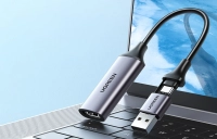 Ugreen CM489 video capture card / HDMI Grabber, 4K 60Hz, USB + USB-C
