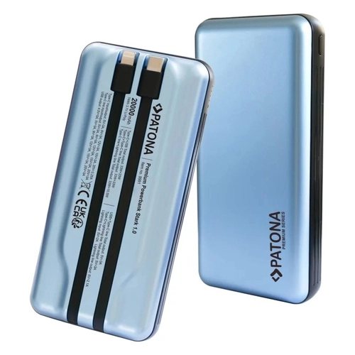 PATONA Premium Stark 1.0 PD 65W 20,000 mAh Power Bank – USB-C and Lightning