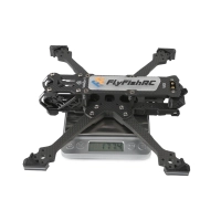 FlyFishRC Volador II VX5 O3 FPV Freestyle T700 Frame Kit (Black)
