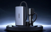 Ładowarka samochodowa Ugreen EC706, USB + 2x USB-C, 150W