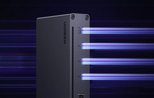 Ugreen Revodok Max 208 Docking Station, 4x Thunderbolt 4, 3x USB, RJ45, DC 140W