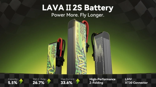 Акумулятор BetaFPV LAVA Series II 2S 580mAh 95C - 1 шт.