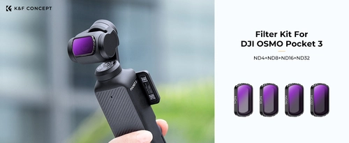 K&F Concept 4-Pack ND Filters for DJI Osmo Pocket 3 Camera