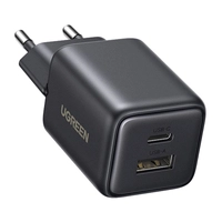 Ładowarka sieciowa Ugreen X514 USB + USB-C, GaN, 20W (czarna)