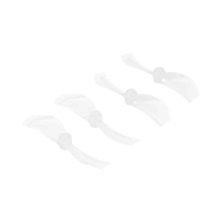 Gemfan 40mm 2-blade propellers (1.0mm shaft 4 pieces) - transparent