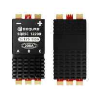 Bezszczotkowy elektryczny regulator prędkości 5-12S Zasilacz 200A SEQURE SQESC 12200 (AM32)