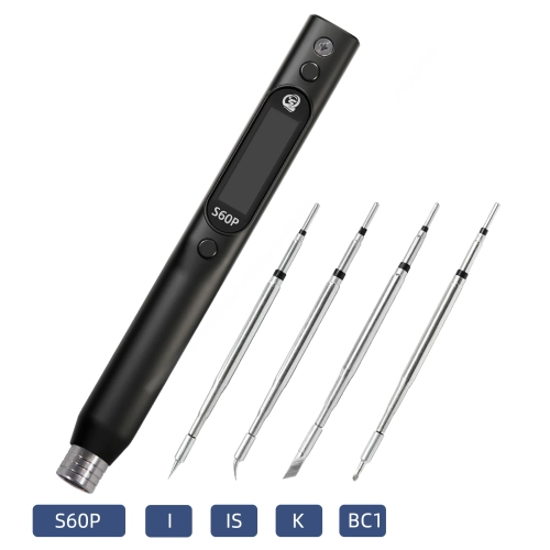 Lutownica SEQURE S60P z 4 grotami (końcówki K, I, IS, BC1) - Kit