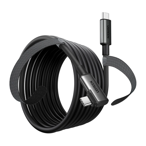 Кабель USB-C до USB-C Ugreen US551, VR, 5 Гбіт/с, 5 м (чорний)