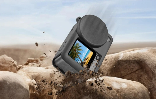 Silicone protective case Puluz with strap for DJI Osmo Action 6