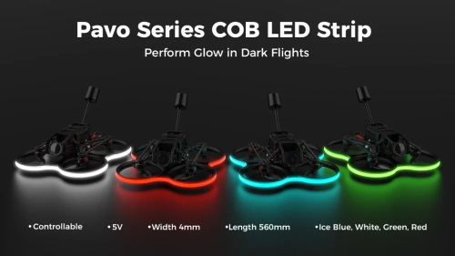 Світлодіодна стрічка COB для серії BetaFPV Pavo (синя) 56см
