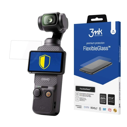 Небитке гібридне скло для DJI Osmo Pocket 3 — 3mk FlexibleGlass