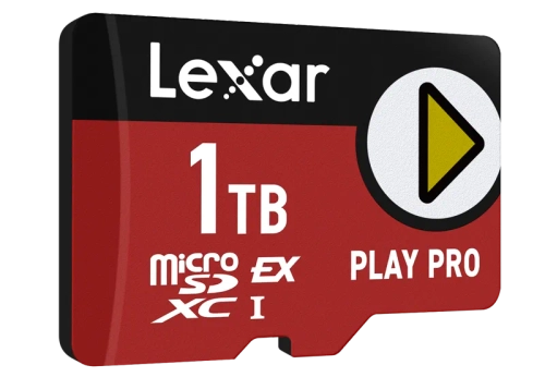 Lexar microSDXC EXPRESS PLAY PRO UHS-I/C10/U3 R900/W600 (V30) 1TB memory card