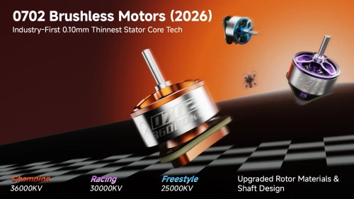 BetaFPV 0702 Brushless Motors 25000KV (2026) - 4pcs | Air65 II Freestyle Series