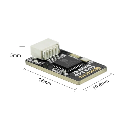 Odbiornik SEQURE ELRS 2.4GHz Single RX z pojedynczą anteną (80mm)