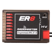 Приймач ELRS RadioMaster PWM ER8 2,4 ГГц