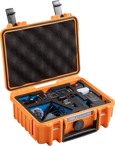 Чемодан B&W серії 500 для DJI Pocket 4 Creator Combo (помаранчевий)