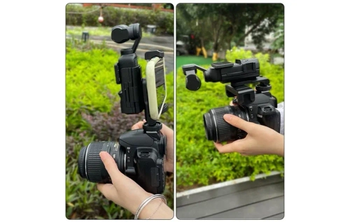 Adapter Puluz do DJI Osmo Pocket 3/4 zimna stopka 1/4"