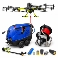 DCS X1 MAXI + DJI Matrice 400 - system AeroCleaning do czyszczenia elewacji