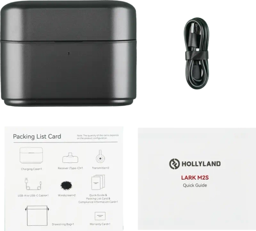 Charging Case for Hollyland LARK M2S Mobile Version (Space Grey)