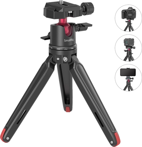 Mini statyw stołowy z panoramiczną głowicą kulową SmallRig 2664