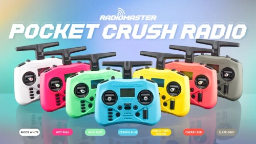 Kontroler RadioMaster Pocket Crush Edition ELRS - Żółty
