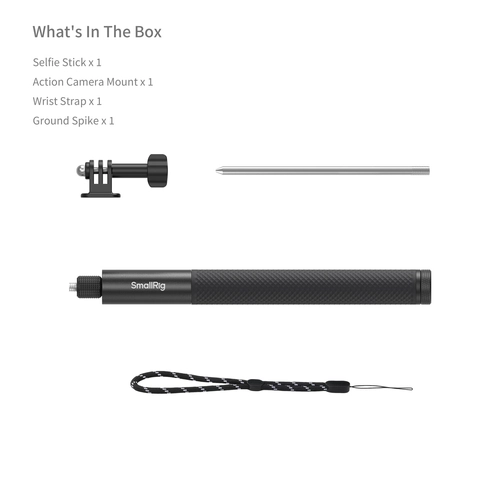 Uchwyt typu selfie stick do kamer sportowych (120 cm) SmallRig 6319