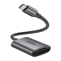 Кардрідер USB-C, UGREEN CM401 (сірий)